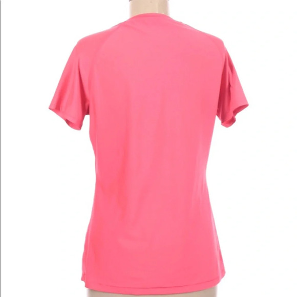Under Armour medium pink fitted heat-gear gym top - Picture 2 of 7